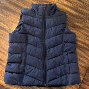 New NWT Lands end navy vest HyperDry size large l